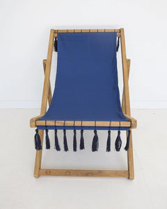 Coco Sling Chair - Navy - Modern Boho Interiors