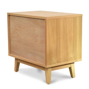 Colley Bedside Table - Natural - Modern Boho Interiors