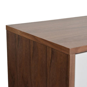 Colley Beside Table - Walnut - Modern Boho Interiors