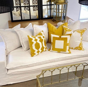Cremorne Cushion Cover - Gold - Modern Boho Interiors