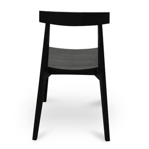 Cushla Dining Chair - Black - Modern Boho Interiors