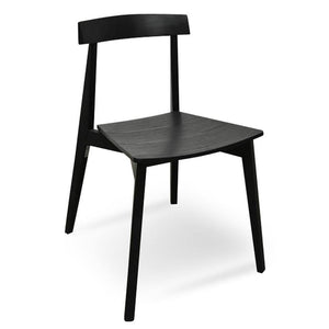 Cushla Dining Chair - Black - Modern Boho Interiors