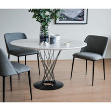 Load image into Gallery viewer, Cyclone Dining Table 1.2m - White - Modern Boho Interiors