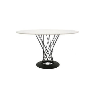 Cyclone Dining Table 1.2m - White - Modern Boho Interiors