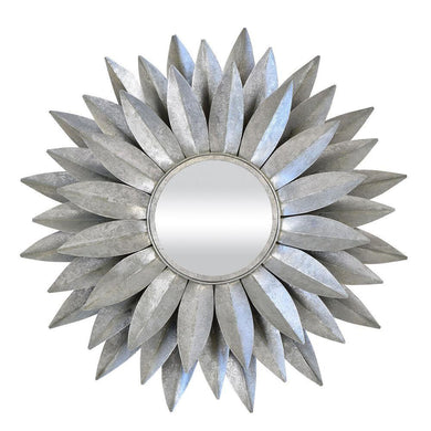Dahlia Mirror - Silver - Modern Boho Interiors