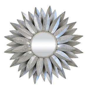 Dahlia Mirror - Silver - Modern Boho Interiors