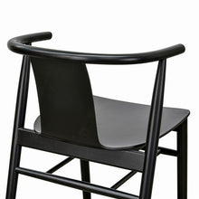 Load image into Gallery viewer, Dean Dining Chair - Black Shell, Black Seat - Modern Boho Interiors