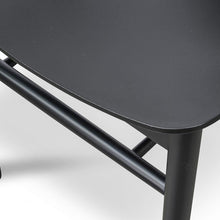 Load image into Gallery viewer, Dean Dining Chair - Black Shell, Black Seat - Modern Boho Interiors