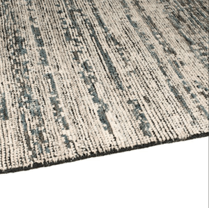 Deco Ridges Rug 200x300 - Charcoal - Modern Boho Interiors