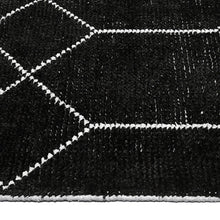 Load image into Gallery viewer, Distressed Geometric 160x230 - Black - Free Shipping Australia-Wide - Modern Boho Interiors
