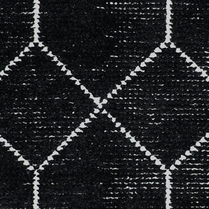 Distressed Geometric 160x230 - Black - Free Shipping Australia-Wide - Modern Boho Interiors