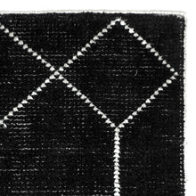 Load image into Gallery viewer, Distressed Geometric 160x230 - Black - Free Shipping Australia-Wide - Modern Boho Interiors