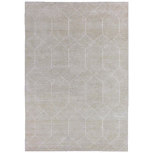 Load image into Gallery viewer, Distressed Geometric Rug 160x230 - Silver - Modern Boho Interiors