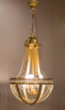 Load image into Gallery viewer, Doma Hanging Lamp (Medium) - Brass - Modern Boho Interiors