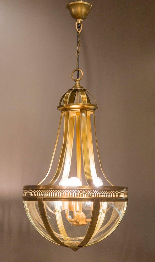 Doma Hanging Lamp (Medium) - Brass - Modern Boho Interiors