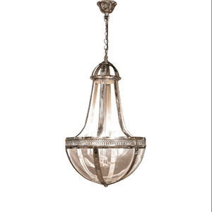 Doma Hanging Lamp (Medium) - Nickel - Modern Boho Interiors