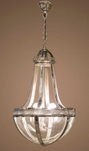Load image into Gallery viewer, Doma Hanging Lamp (Medium) - Nickel - Modern Boho Interiors
