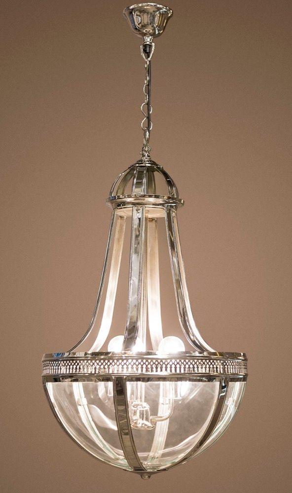 Doma Hanging Lamp (Medium) - Nickel - Modern Boho Interiors