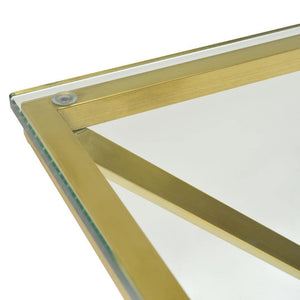 Cairo Console Table 1.2m - Gold Base - Modern Boho Interiors