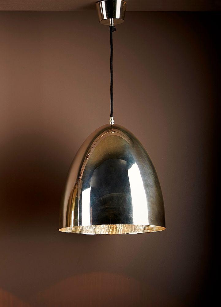 Egg Ceiling Lamp - Silver - Modern Boho Interiors