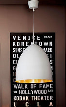 Load image into Gallery viewer, Egg Ceiling Lamp - White Silver - Modern Boho Interiors