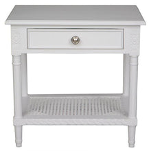 Load image into Gallery viewer, Elkhorn Bedside/Side Table - White - Modern Boho Interiors