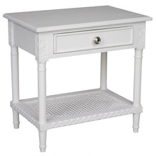 Load image into Gallery viewer, Elkhorn Bedside/Side Table - White - Modern Boho Interiors