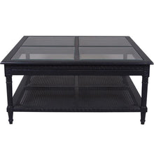 Load image into Gallery viewer, Elkhorn Square Coffee Table - Black - Modern Boho Interiors