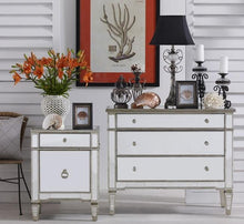 Load image into Gallery viewer, Elle Bliss Mirrored Cabinet - 1 Drawer 1 Door - Modern Boho Interiors