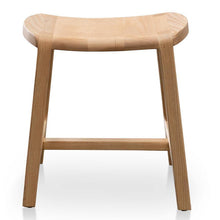 Load image into Gallery viewer, Elwood Wooden Dinner Stool 45cm - Natural - Modern Boho Interiors