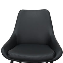 Load image into Gallery viewer, Essa Dining Chair - Black Pu - Modern Boho Interiors