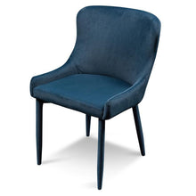 Load image into Gallery viewer, Eva Dining Chair - Navy Blue - Modern Boho Interiors