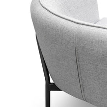 Load image into Gallery viewer, Flighty Lounge Chair - Grey, Black Base - Modern Boho Interiors