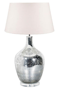 Fortuna Mercury Table Lamp Base (Large) - Silver - Modern Boho Interiors
