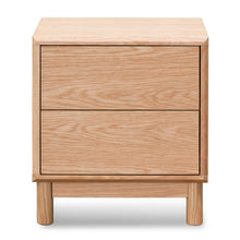 Load image into Gallery viewer, Foxtrot Bedside Table - Natural Oak - Modern Boho Interiors