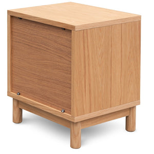 Foxtrot Bedside Table - Natural Oak - Modern Boho Interiors