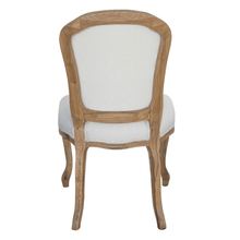 Load image into Gallery viewer, French Linen Dining Chair - Natural Linen - Modern Boho Interiors