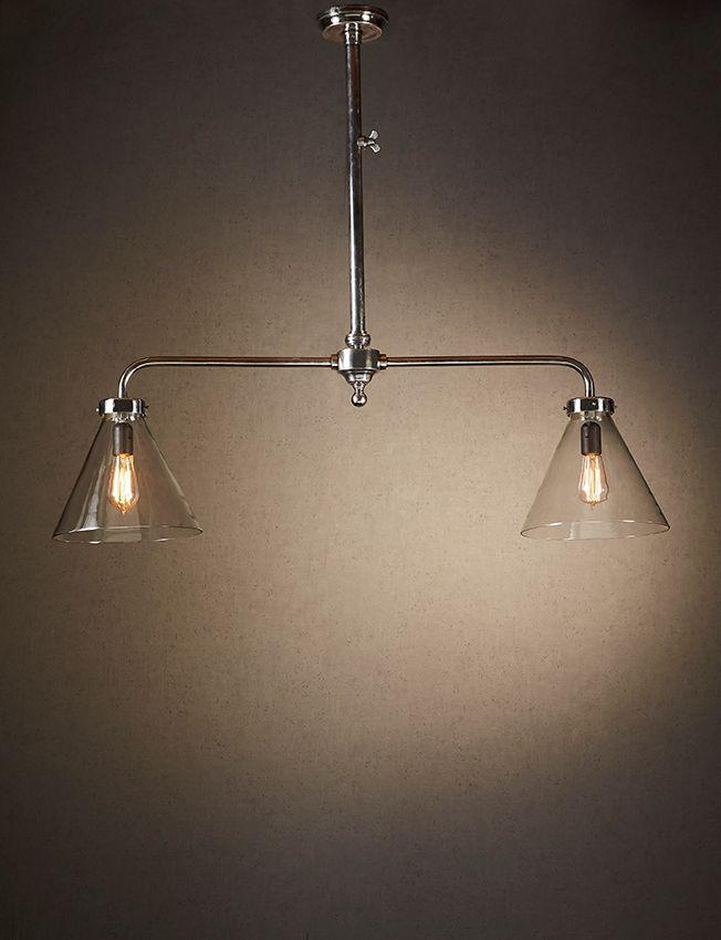 Gadsden Two Arm Hanging Lamp - Modern Boho Interiors