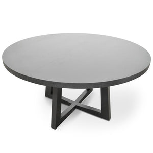 Galu Dining Table 1.5m - Black - Modern Boho Interiors