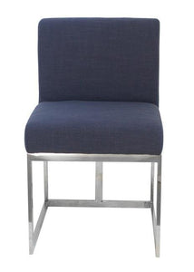 Glow Dining Chair - Navy Blue - Modern Boho Interiors