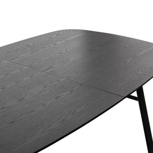 Goliath Extendable Dining Table 1.8-2.7m - Black Ash - Modern Boho Interiors