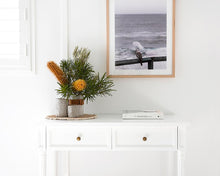 Load image into Gallery viewer, Hamilton Cane Console Table - White - Modern Boho Interiors
