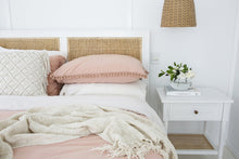 Load image into Gallery viewer, Hamilton Cane King Bedhead - White - Modern Boho Interiors