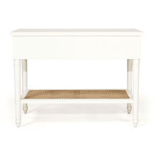 Load image into Gallery viewer, Hamilton Cane Large Side Table - White - Modern Boho Interiors