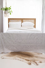 Load image into Gallery viewer, Hamilton Cane Queen Bed - Weathered Oak - Modern Boho Interiors