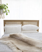 Load image into Gallery viewer, Hamilton Cane Queen Bedhead - Weathered Oak - Modern Boho Interiors