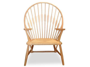 Hans Wegner Replica Peacock Chair - Natural - Modern Boho Interiors