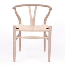 Load image into Gallery viewer, Hans Wegner Replica Wishbone Chair - White Coastal Oak - Modern Boho Interiors