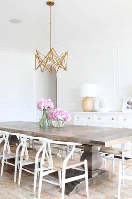 Hans Wegner Replica Wishbone Dining Chair - White - Modern Boho Interiors