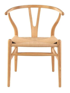 Hans Wegner Wishbone Dining Chair - Beech - Modern Boho Interiors